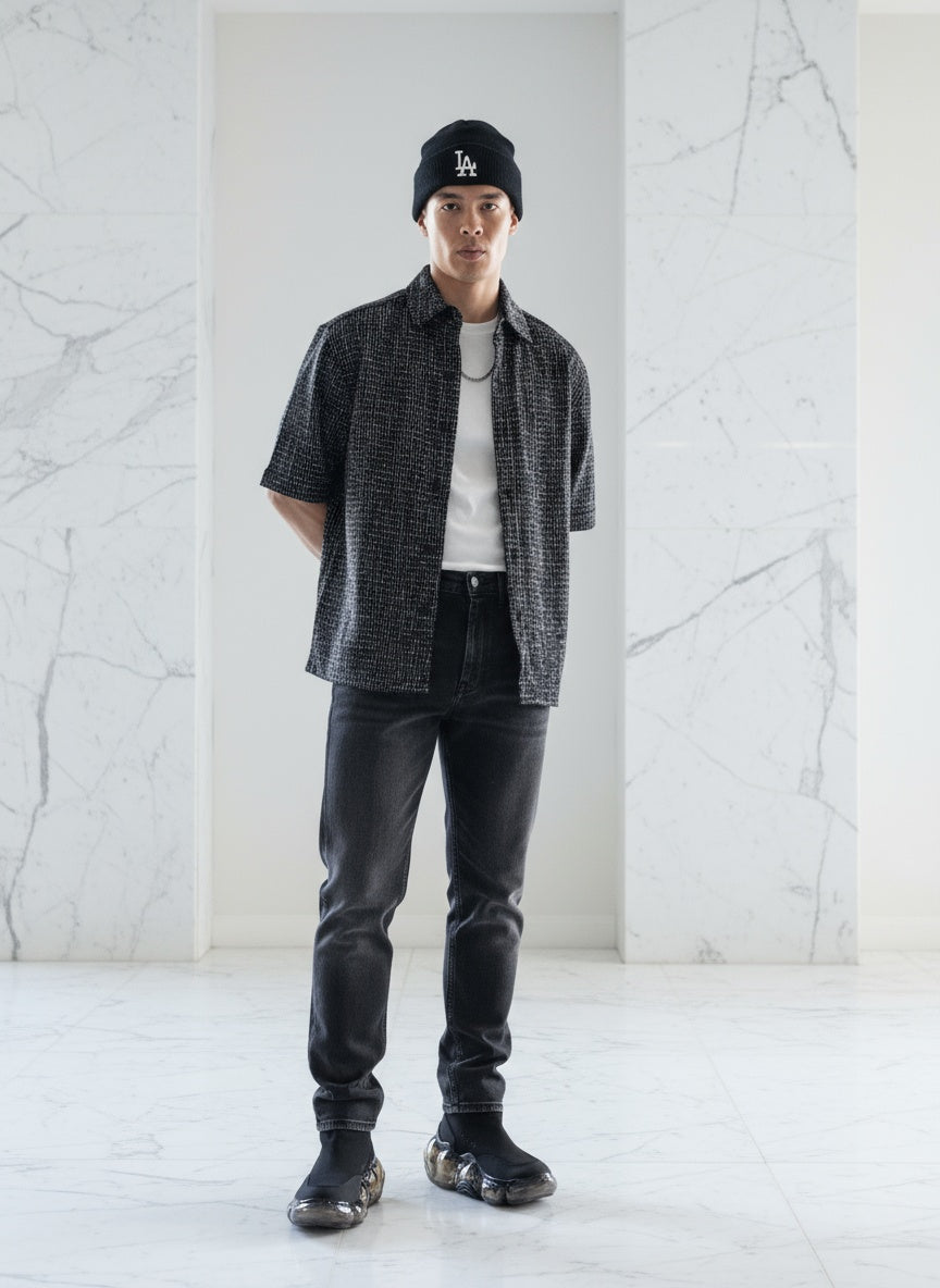 Midnight Spectrum Relaxed Fit Villa Shirt