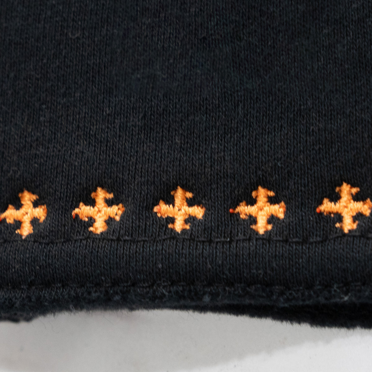 Cross Embroidered Sweatpant