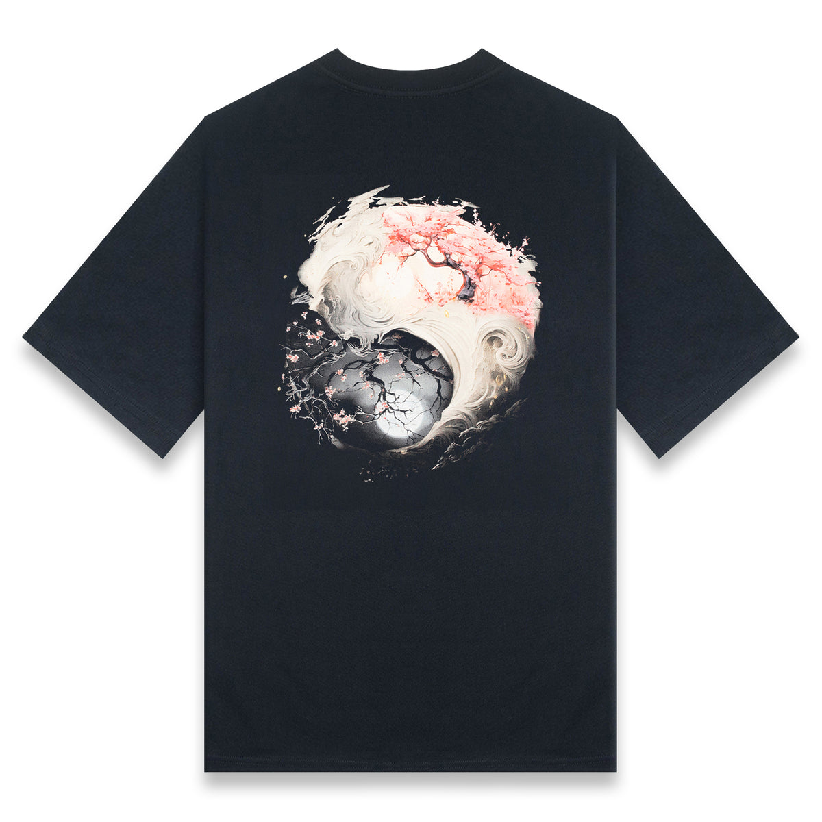 Blossom Yin Yang Oversized Shirt