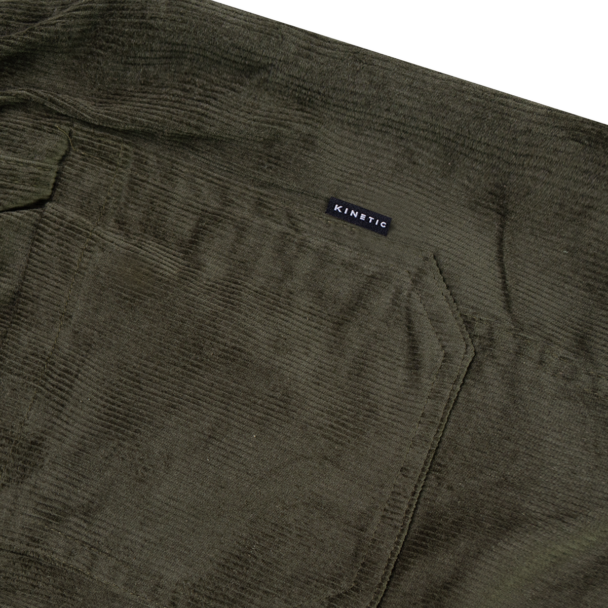 Olive Corduroy Cargo Pants