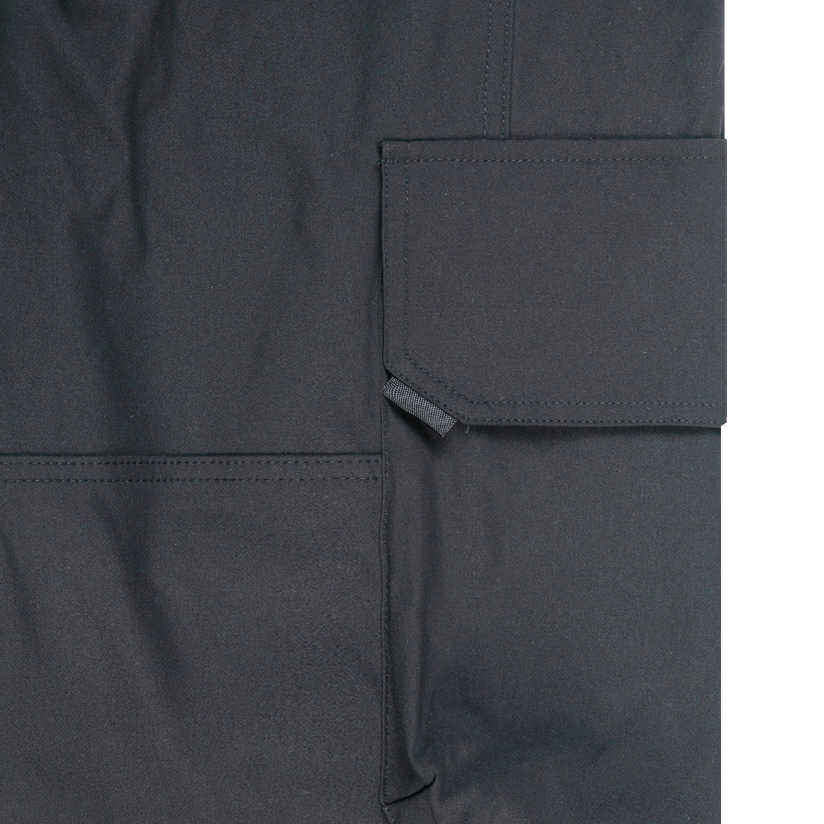 Grey Nylon Cargo Pants