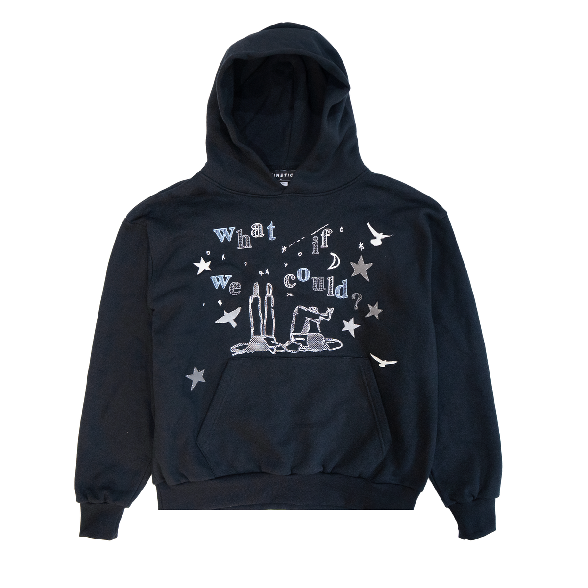 What if we could Embroidered Hoodie
