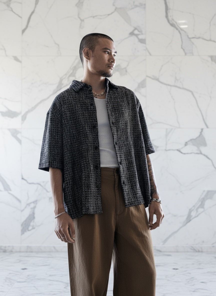 Midnight Spectrum Relaxed Fit Villa Shirt