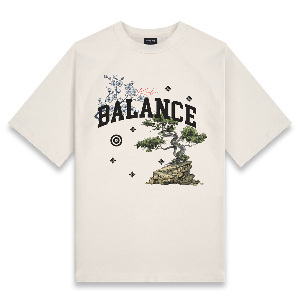 Bloom and Balance Cream Oversized Shirt
