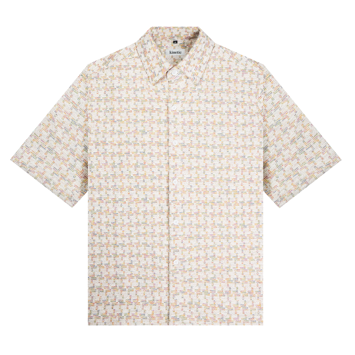 Pastel Mosaic Relaxed Fit Villa Shirt
