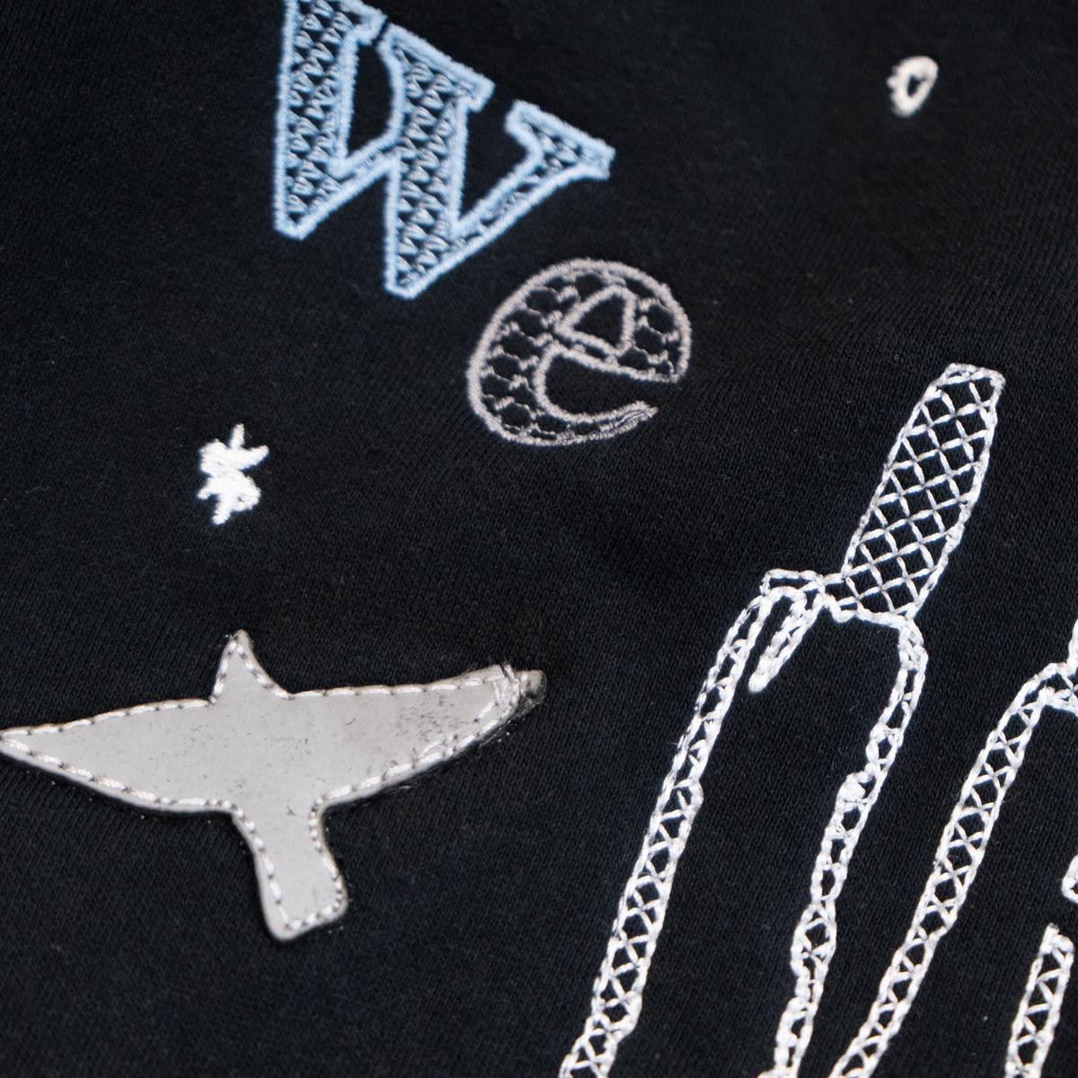 What if we could Embroidered Hoodie