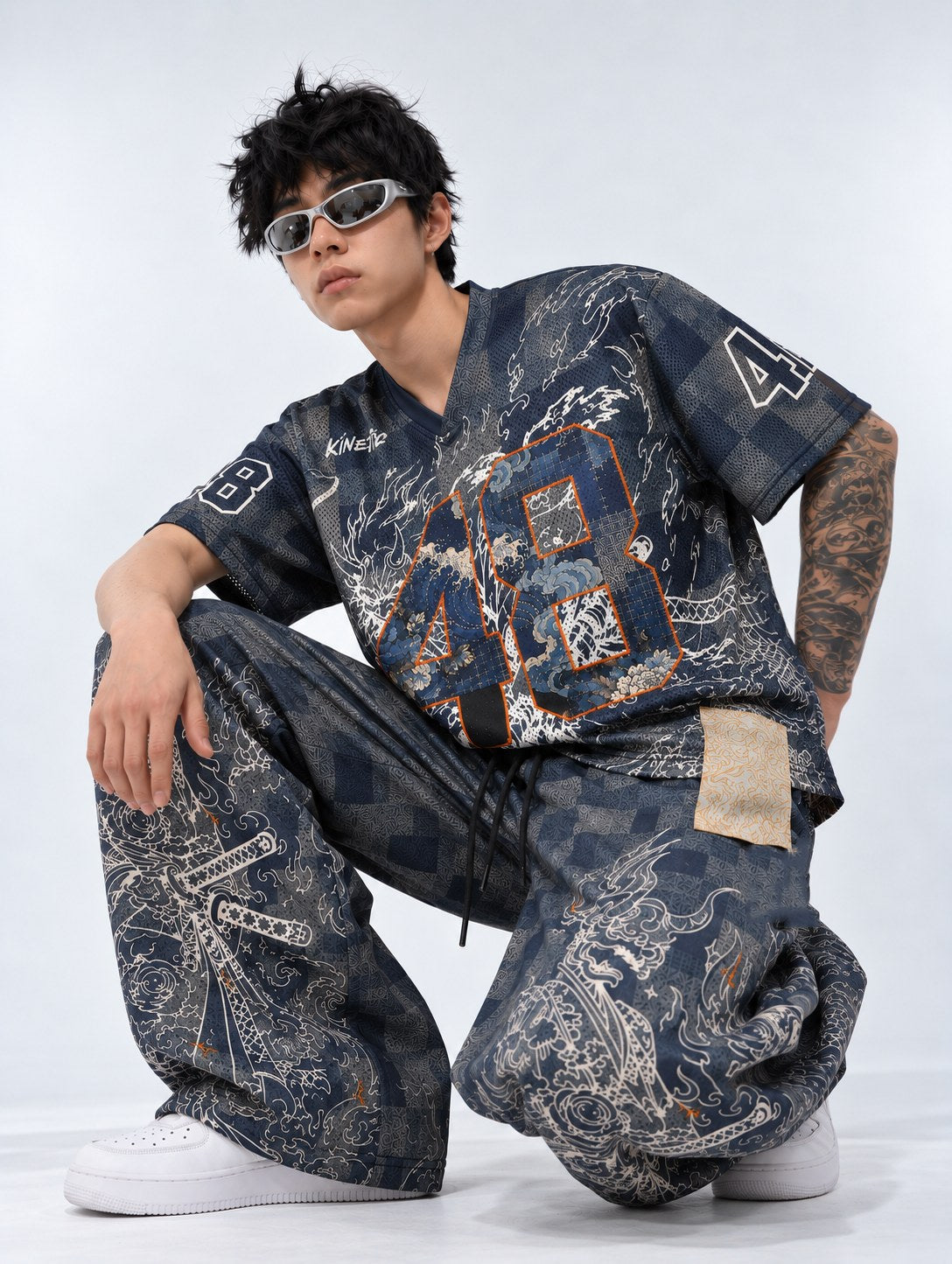 Ronin Denim Motif Pant